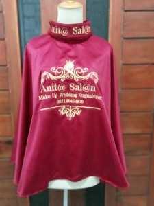 apron makeup/kip salon/costum bordir logo & name