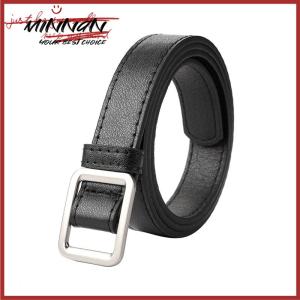 [minnan] เข็มขัดหนังแท้แฟชั่นสำหรับผู้หญิงหัวเข็มขัดเข็มทองกางเกงยีนส์แฟชั่นอเนกประสงค์และทันสมัย