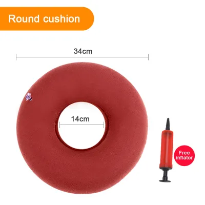 Cofoe Air Seat Cushion Anti Bedsore / Hemorrhoids Sitting Matters Air Inflatable Chair Mat Anti-decubitus Anti-bedsore Pad for Home Car Office Wheelchair Seat Cushion