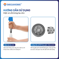 Bộ Lau Nhà Xmop Pro Megahome dung tích 20L sử dụng bông lau dán tiện lợi ,dễ dàng giặt sạch bằng máy giặt. 