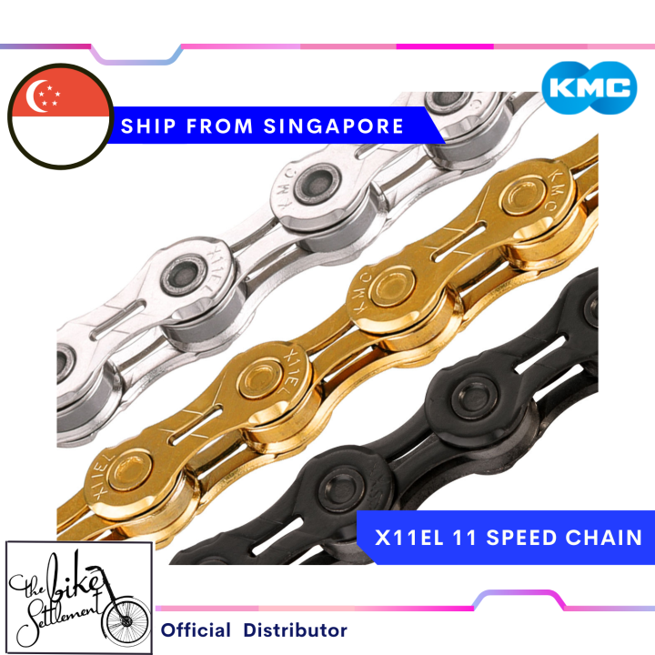 Kmc X11el Gold Chain For Mtb KMC X11EL 11 Speed Extra Light