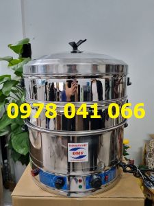 Nồi hấp khoai dẻo chạy bằng điện 3 tầng hấp 47cm