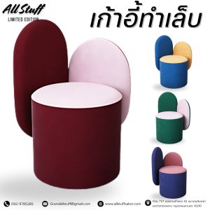 เก้าอี้ช่างทำเล็บ ทำสปา เก้าอี้ช่างมีพนักพิง เก้าอี้เสริมสวย เก้าอี้ตกแต่งบ้าน เฟอร์นิเจอร์ ร้านเสริมสวยสตูดิโอ (ราคาต่อ1ชิ้น) โต๊ะเครื่องแป้ง ดีไซน์สวย คาเฟ่ ทันสมัย