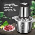 [Mới] máy xay thịt đa năng cối inox Mishio MK157 1.8L Công suất 300W- ,Máy xay đa năng ăn dặm cho bé Dung tích 2L, 4 Lưỡi dao bằng thép, Máy xay sinh tố, máy xay ăn, cối xay, máy xay tỏi ớt dặm( HÀNG CHÍNH HÃNG )  - Bảo Hành 1 năm. 