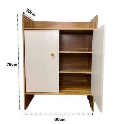 Tặng Tua Vít - Tủ Giày Dép Cánh Mây Ván Gỗ MDF Dày 12mm Cao 90 Rộng 90 Bền Bỉ Có Video HD