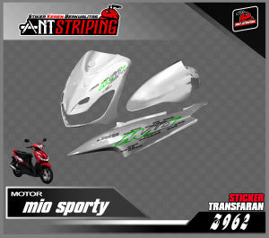 Striping TRANSPARAN Yamaha Mio Sporty/Mio Smille Stiker Variasi Motif Terbaru Z962
