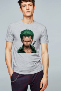 Kaos Pria Model Terkini Trending Motif 3D Bahan katun 24s Zorro Hijau H0695