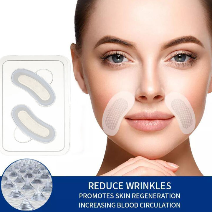 1 Pair Eye Patch Nasolabial Folds Patch for Wrinkles Fine Lines Removal