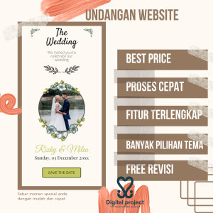 Undangan Pernikahan Digital: Desain & Website Invitation Wedding