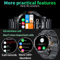 LIGE Bluetooth Call Smart Watch Men Full Touch Screen Sports Fitness Watch IP68 Waterproof for Android iOS + Box. 