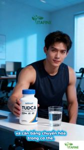 Viên uống Nutricost Tudca giúp thải độc gan hỗ trợ cải thiện chức năng thận và hạ men gan - - Hỗ trợ tiêu hóa: Giúp tiêu hóa thức ăn tốt hơn giảm cholesterol cải thiện tình trạng đầy bụng khó tiêu.  - Hỗ trợ hệ thần kinh: Giúp cải thiện tình trạng tê
