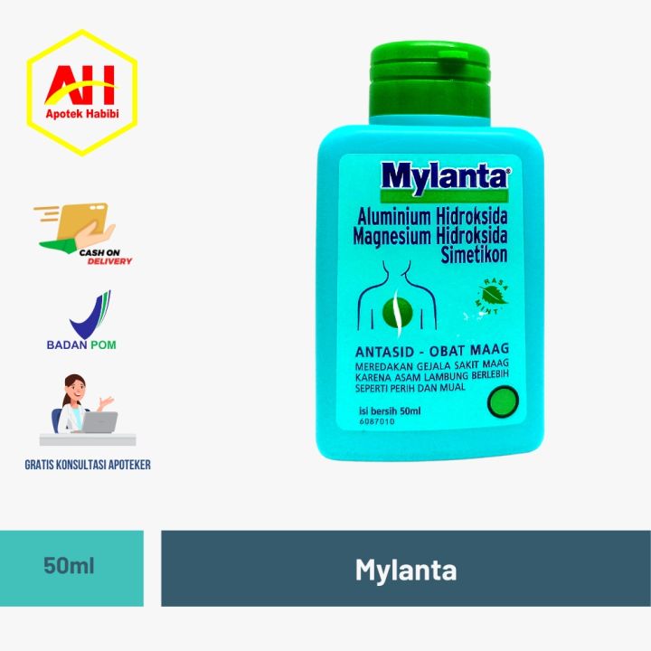 Mylanta Milanta sirup 50ml sirup 50 ml obat maag cair obat asam lambung Obat Mylanta sirup 50 ml