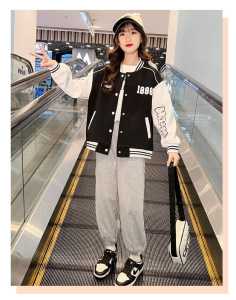 Jaket varsity Dream 1886 Jaket Basebal Anak Perempuan//Jaket Varsity Anak 4-10 tahun