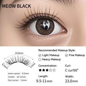 SUNYWILL ขนตาปลอมแม่เหล็กนุ่มไม่มีกาวใช้ซ้ำได้เป็นมิตรชุดขนตาพร้อมคลิปหนีบกันน้ำได้ไร้ความโหดร้ายให้ความรู้สึกที่มีน้ำหนักเบา