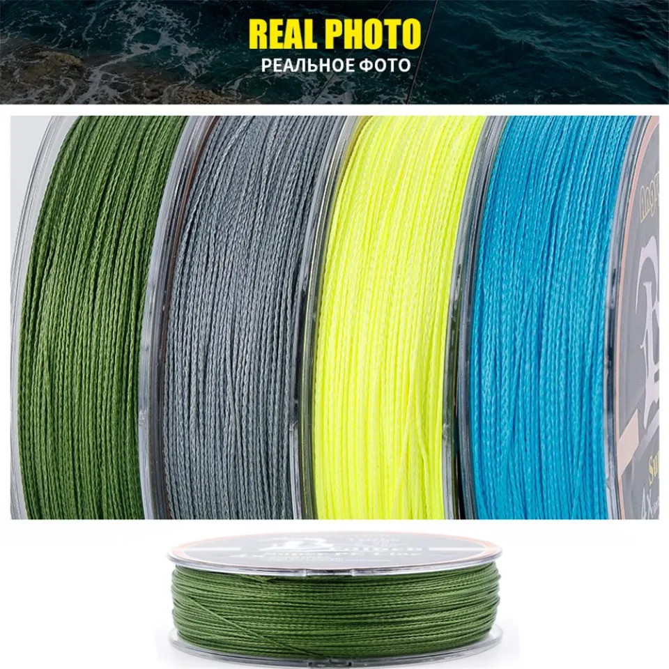 100m/109yds Super Strong Fishing Line 10LB-80LB Line Diominate 4 Strands PE  ANGRYFISH Braided