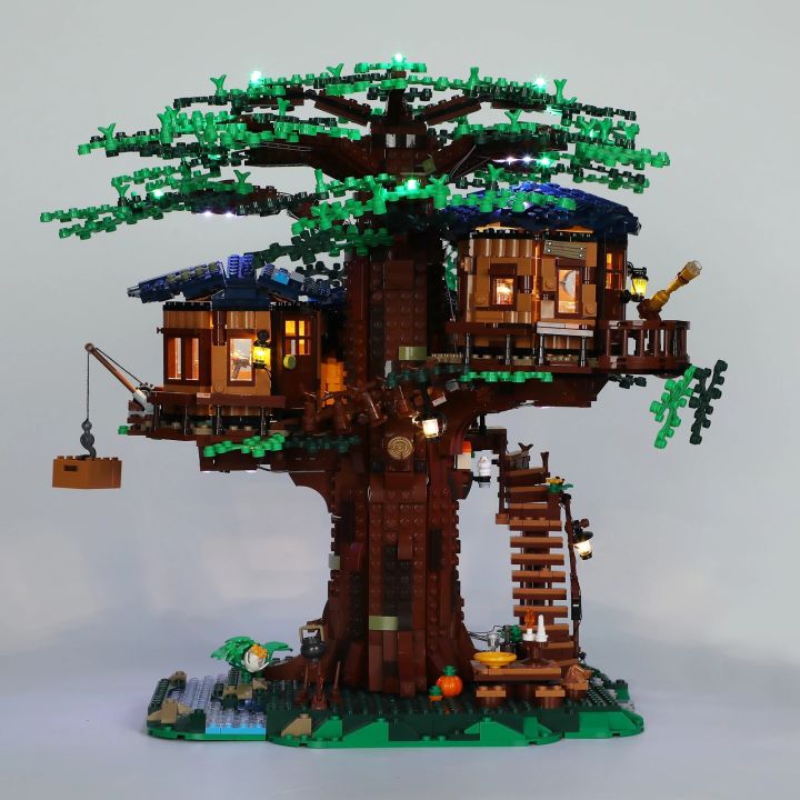 Compatible with LEGO Bộ đèn LED YEABRICKS cho 21318 Treehouse Phiên bản điều khiển từ xa