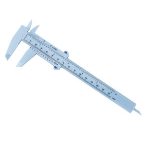 1 cái chất lượng cao 0-150mm trượt nhựa vernier calibre thước đo công cụ đo lường thước đo quy mô đôi