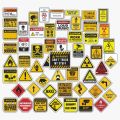 COD✨ 100 Pcs Stiker Classical Warning Sign v3 Lucu Anti Air Untuk Dekorasi Notebook Sepeda Skateboard Handphone DIY. 