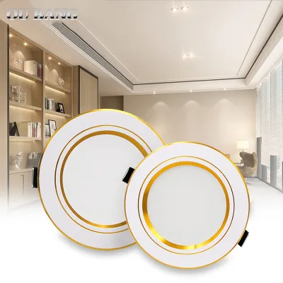 OU BANG LED Downlight 5W 9W 12W 15W 18W Recessed Round LED Ceiling Lamp AC 220V 230V 240V Indoor Lighting Warm White Cold White