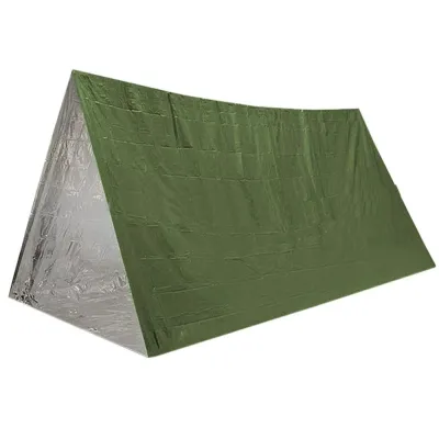 ALLUCK 2 Person Emergency Tent Moisture-Resistant Sleeping Bag Thermal Blanket Reusable Waterproof Earthquake Shelter Survival Tent Outdoor SOS