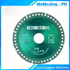 6 in 1 Multi-function Diamond Cutting Disc Saw Blade 100mm Tile Marble Metel Dry Saw Blade