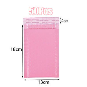 50pcs Self Adhesive Bubble Mailer Shockproof Waterproof Jewelry Envelope Shipping Pouch Packaging Bag