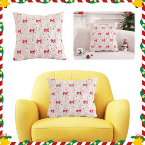 Decorative Couch Pillow Covers with Bow Tie Pattern for Living Room Sofa Cushion