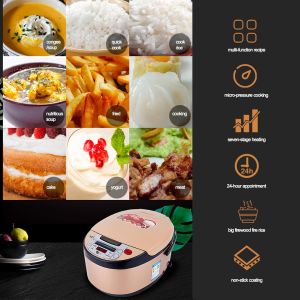 COD INONE/CANEL&CO Rice Cooker 2L Multi-cooker Magic Jar Champagne Untuk Memasak Mengukus Merebus Multifungsi GRATIS PAKING BUBLE WRAP