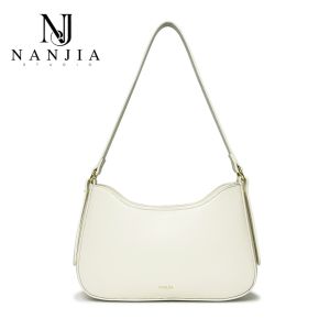 Nanjia Korean version of the crescent moon bag female fashion texture shoulder bag large capacity retro handbag armpit senior bag