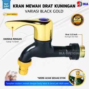 Kran Air Engkol Taman PVC 1/2 Inch Drat Kuningan Kran Air Plastik 1/2" Drat Kuningan Keran Taman 1/2 Inch Engkol Papan