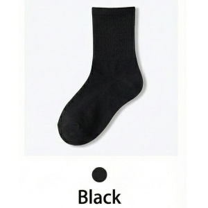 Business Men Socks Plain Color Soft Cotton Fashion Well Wear