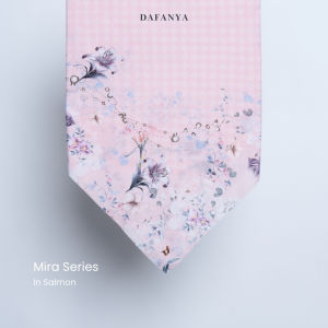 𝐃𝐀𝐅𝐀𝐍𝐘𝐀 - Mira Series Jilbab Motif Floral Kerudung Segi Empat Hijab Scarf bahan Voal Laser Cut