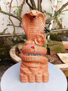 Tượng Rắn Phong Thủy Để Bàn - Đồ Decor Trang Trí - Quà Biếu Tặng Ý Nghĩa - Đồ Lưu Niệm - Vật Phẩm Phong Thủy - Đồ Gỗ Mỹ Nghệ - Gỗ Decor - Phụ Kiện Decor