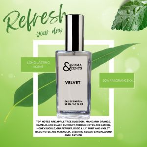Aroma and Scents Code VELVET Eau de Parfum 50ml Long Lasting Perfume for Women