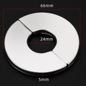 Polocat Stainless Steel Water Pipe Decorative Cover Wall Caps Faucet Accessories Self Adhesive Decorative Cover Chrome New
