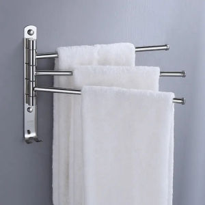 Thanh treo khăn nhà tắm dán tường 5 nhánh Inox 304 Cao cấp - Tặng miếng dán siêu dính