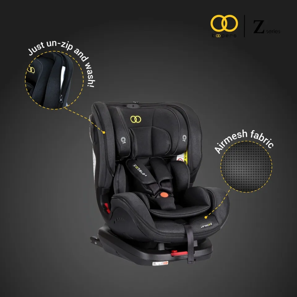 OFFER KT017ZP KOOPERS BOSTON ZIP GALAXY ISOFIX CARSEAT Lazada