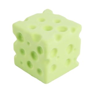 ROIO Super Soft Cheese Squeezed Cube 5/7cm PU Slow rebound Slow Rebound Fidget Toy Creative Anxiety Relief Cheese Stress Ball Office Desk Toy