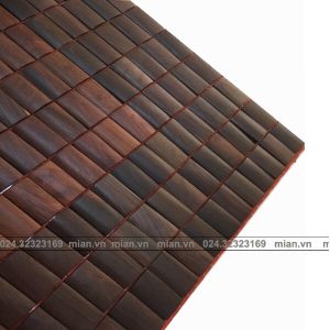 Chiếu Gỗ MIAN  Chiếu Hạt Gỗ Trắc Dẹt ( video  hình thật )