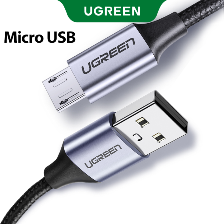 UGREEN Micro USB Cord Nylon Braided Fast Charging Data Transfer Cable for  vivo y11,Wire Cord for Samsung Huawei Xiaomi Vivo Android Mobile Phone