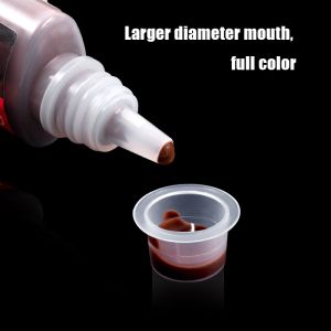 YILONG Permanent Tattoo Ink Cap Size SML Disposable Without Stand For Tattoo Machine 100 pcs.
