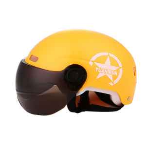 iSingo Motorcycle Lens Helmets fog-proof Bike Riding Open Face Half Helmet Motorbike for Men Women Helmet