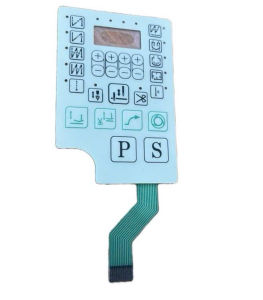 Tấm dán Hulong Zhongjie PS ĐEN NỀN TRẮNG VÒNG TRÒN MÀU XANH LÁ CÂY sử dụng cho máy may công nghiệp (GIÁ 1 CÁI)