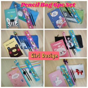 (6 In 1) Stationery Set Free Gift Pack Party Gift Set Value Party Gift Set Hadiah Murah Hadiah Jimat 礼物包 文具组 小礼物