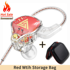 Original QKZ AKX IEM Monitor Level Headphones Transparent In-Ear Wired Earbuds With Mic HiFi Bass Stereo Muisc Earphones 3.5MM AUX For PC Phones Sports Gaming E-Sports Headsets