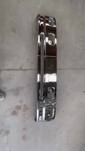 Japanese truck repair and modification accessories for isuzu NQR 2006 NPR2008 600P hino 300 canter 07 10 modified chrome bumper