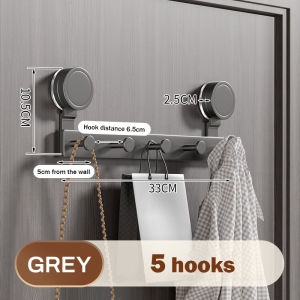 【✅SG stock】Bathroom Suction Cup Hook Back Door Hook No Drill Clothes Hanger Hook for Kitchen Bathroom Toilet 吸盘挂钩 免打孔