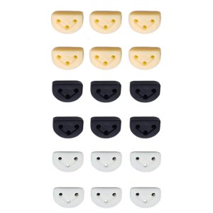 6Pcs Classical Guitar Rollers String Trees Guitar String Ties Bridge Beads Nylon String Retainer for Acoustic Guitar