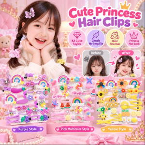 Cartoon Hair Clips Korean Princess Hair Accessories Cute Toddler Baby Girls Hair Clips Kids Headwear