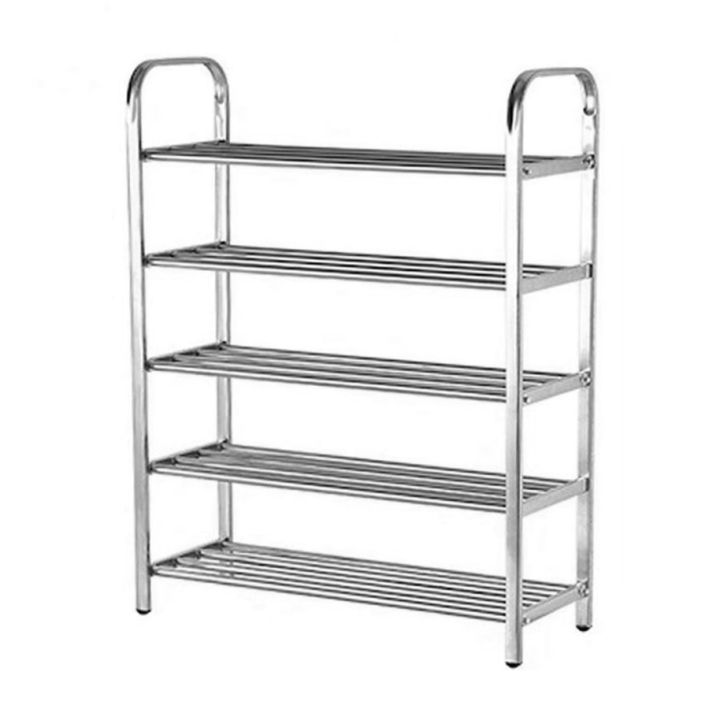 5 Layer 6 Layer Stainless Steel Multifunctional Shoe Rack Shelves Shoerack Kitchen Organizer Stainless Steel Lazada PH